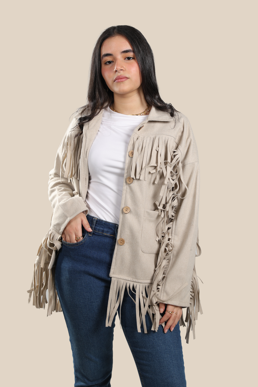 Fringes jacket