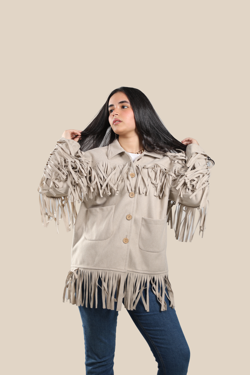Fringes jacket
