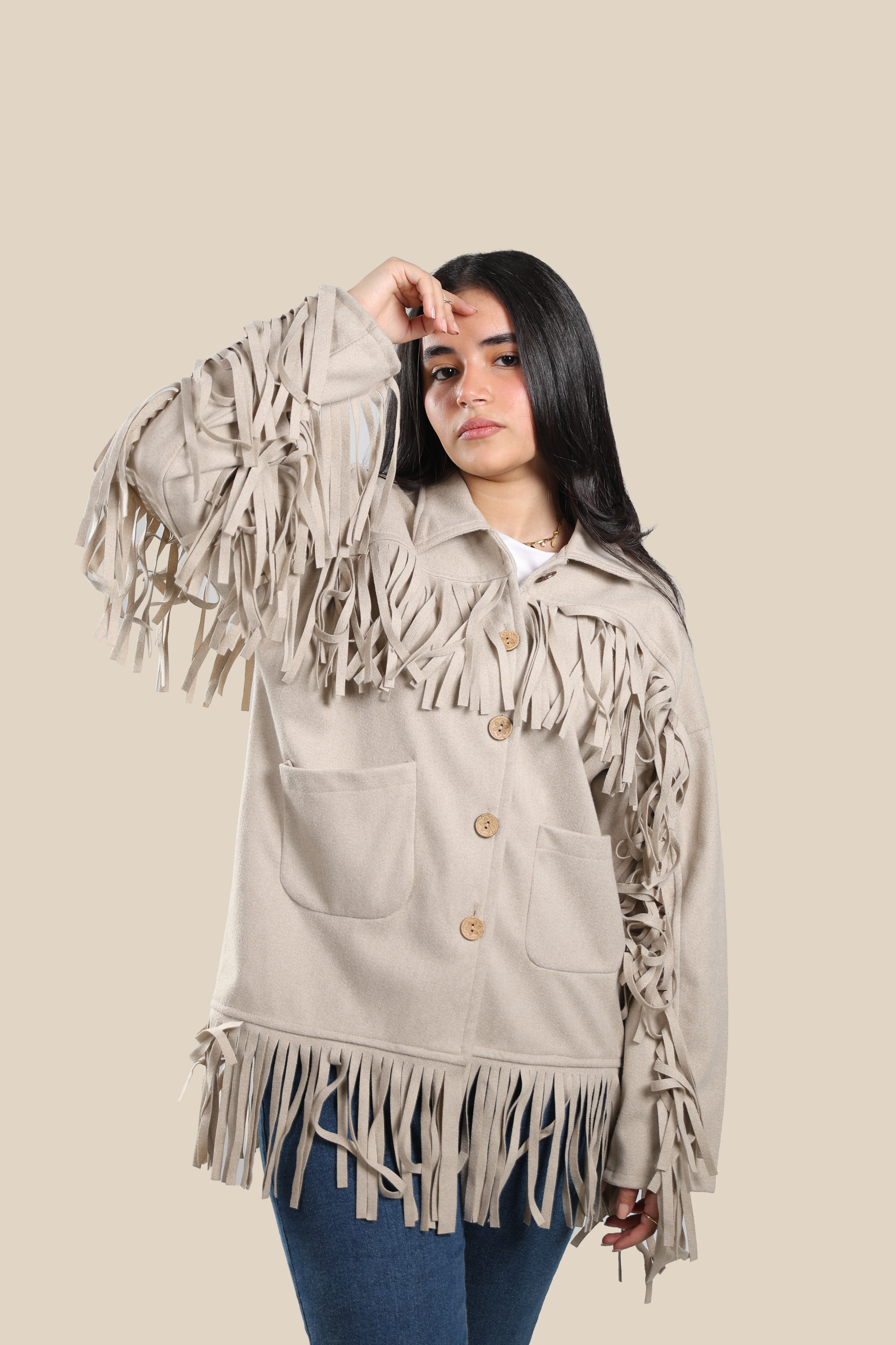 Fringes jacket