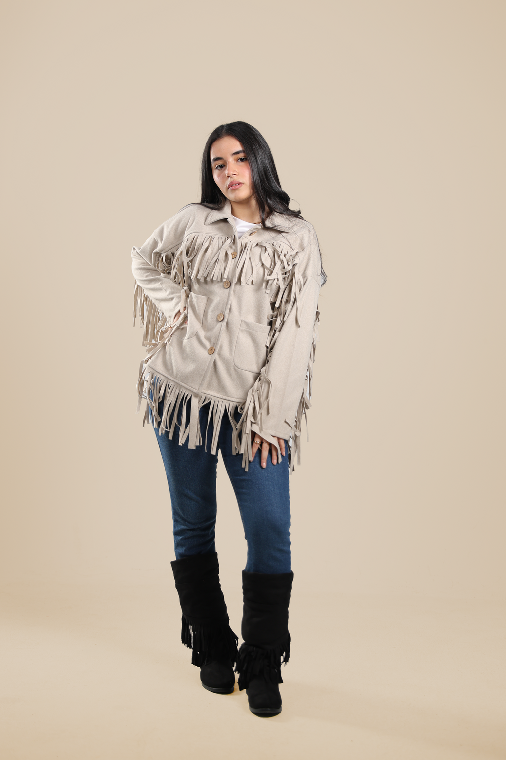 Fringes jacket