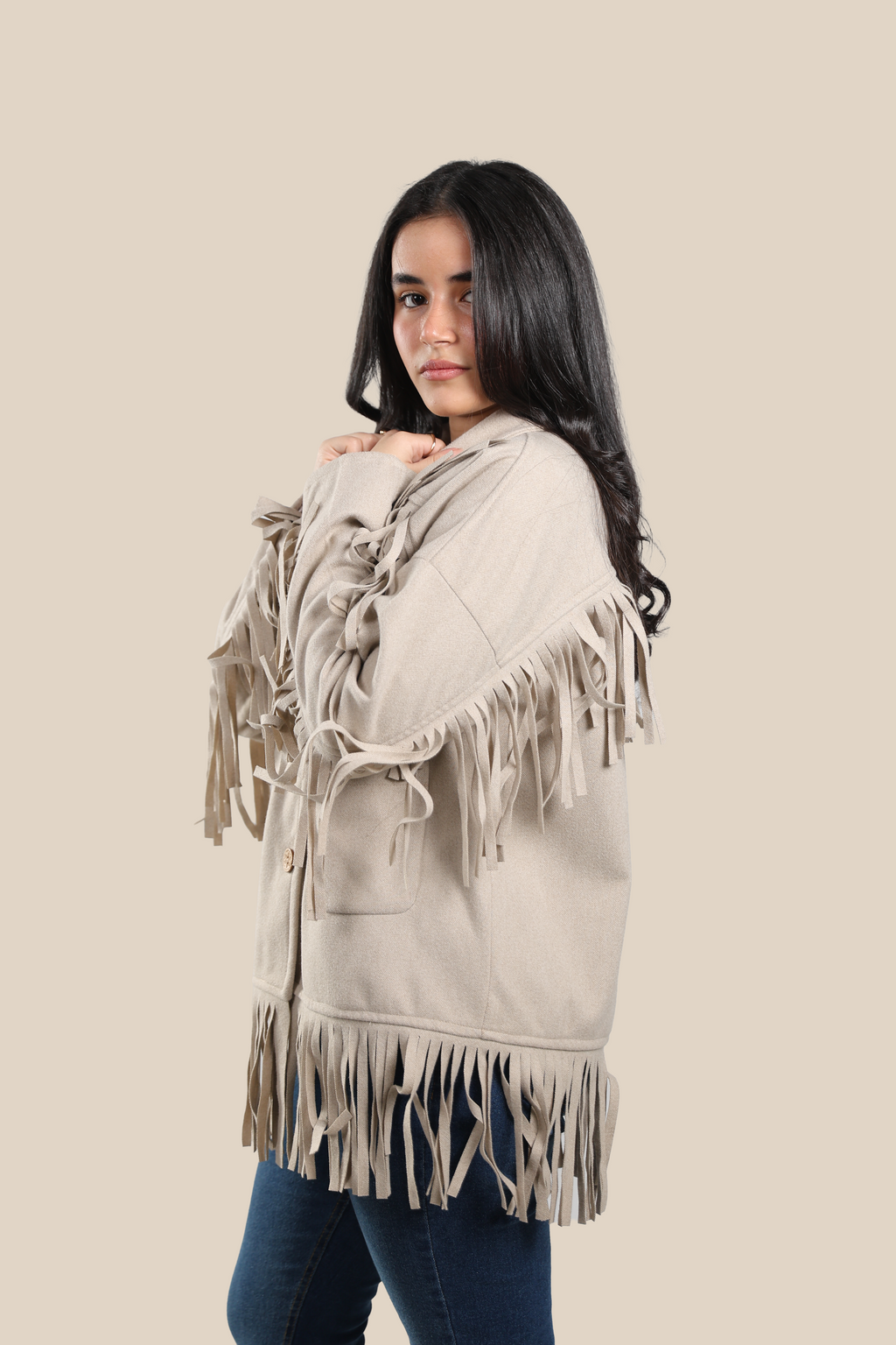 Fringes jacket