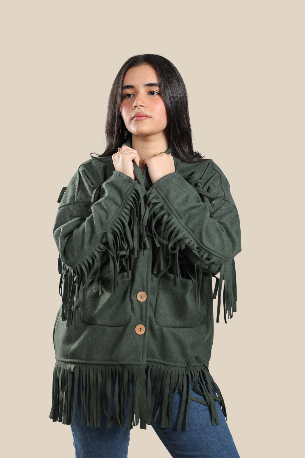 Fringes jacket