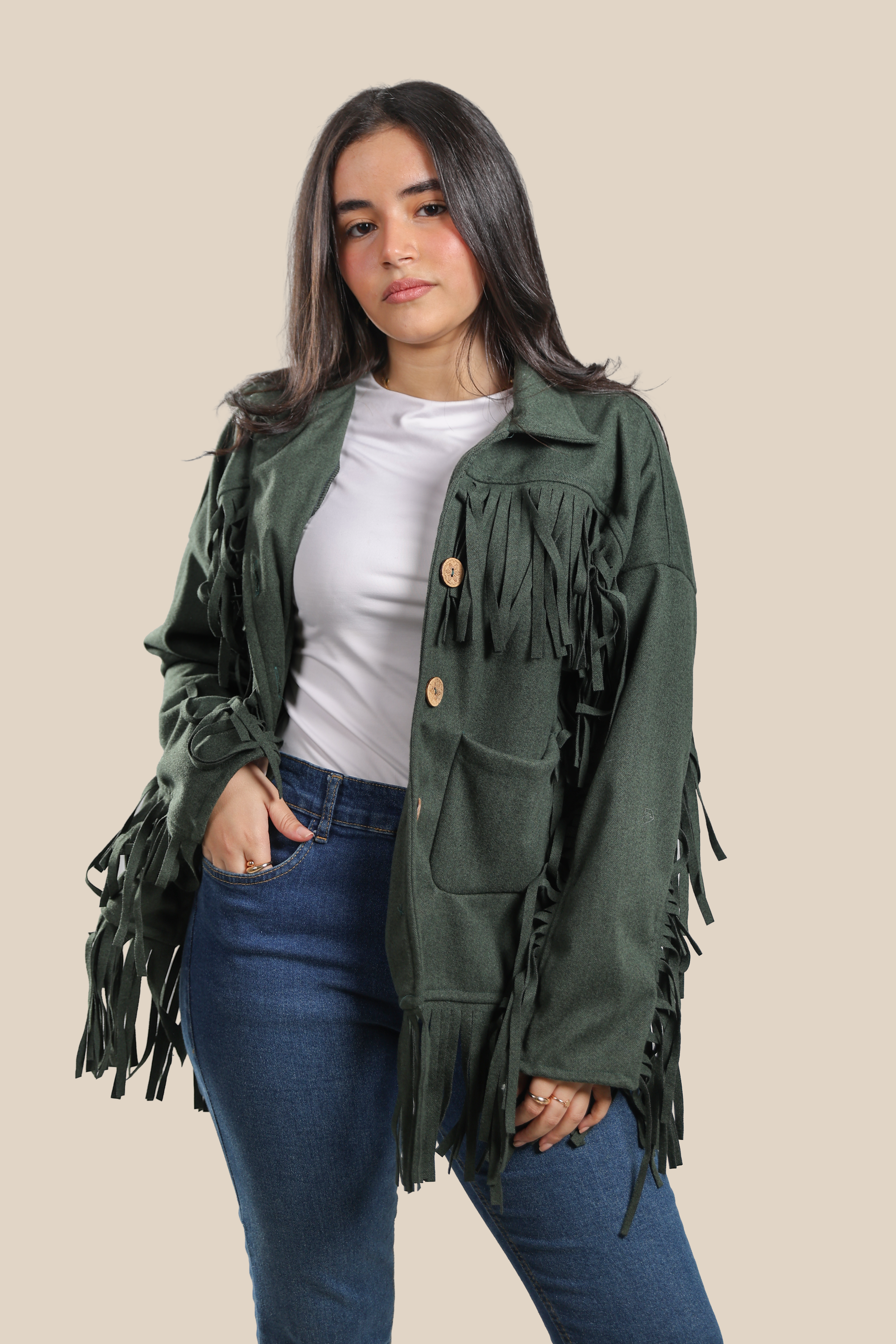 Fringes jacket