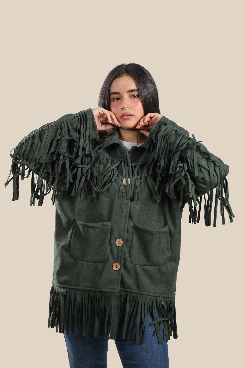 Fringes jacket